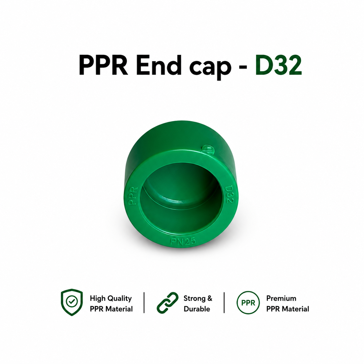 PP-R End Cap - D32